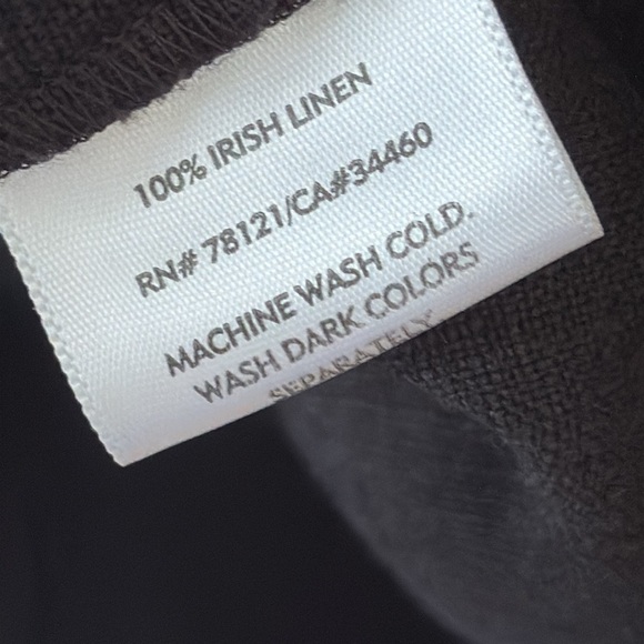 Eileen Fisher Zip Front Linen Blazer M - Picture 8 of 8